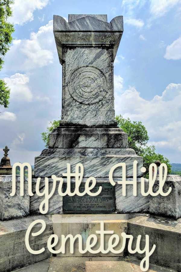 The Beautiful Myrtle Hill Cemetery In Rome, Georgia