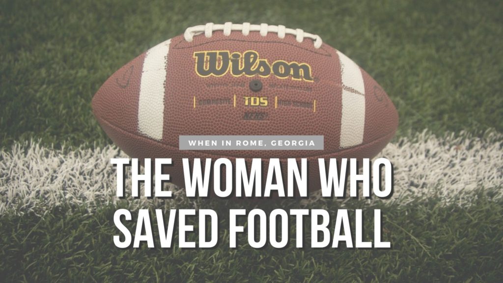 The Woman Who Saved Football