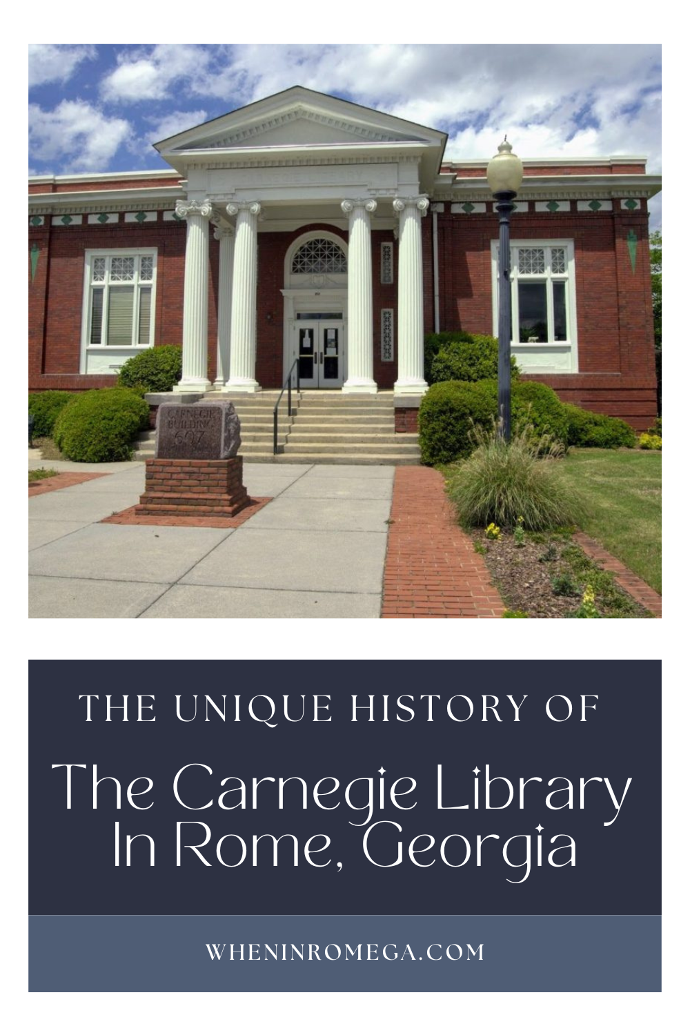 The Unique History Of The Carnegie Library In Rome,