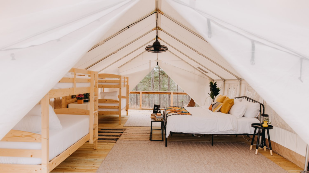 Interior Of Glamping Site At Kingston Downs