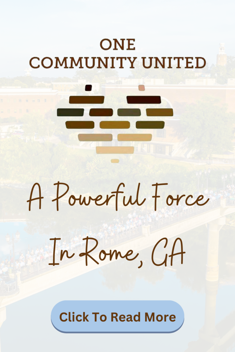 One Community United: A Powerful Force In Rome, GA