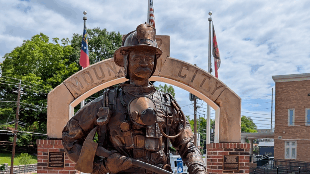 Honoring Our Heroes: The Firefighters Memorial Plaza in Downtown Rome